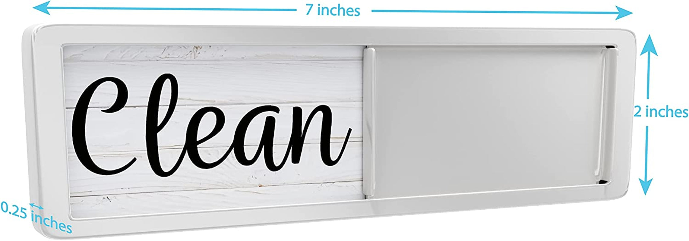 Dishwasher Magnet Clean Dirty Sign, Clean Dirty Magnet for Dishwasher, Rustic Farmhouse Kitchen Decor, Magnetic Dish Washer Sign Indicator, Sliding Rustic Dish Washer Signs, Black &amp; White Wood