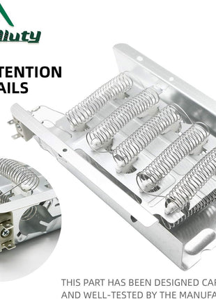 Heating Element for Whirlpool Dryer WED4815EW1 WED5300SQ0 WED5000DW2 WED4800BQ1 WED5300SQ0 Wed5100Vq1,Dryer Heating Element for Kenmore 70 80 Series Dryer Model 110 Parts 11065132410 11061202011