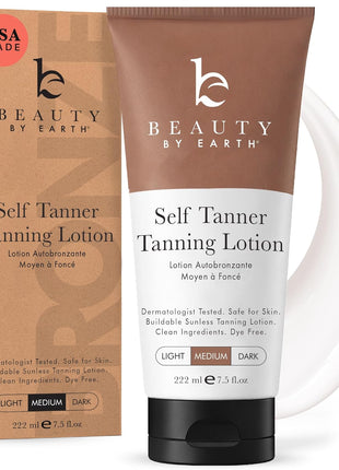 Self Tanner USA Made with Natural & Organic Ingredients, Moisturizing Self