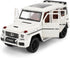 1/32 Scale Car Model Compatible for Collectible G63 AMG Diecast Toy Vehicle, Zinc Alloy Pull Back Toy Car with Sound and Light for Adult Boys Girls 3 4 5 6 7 8（White）