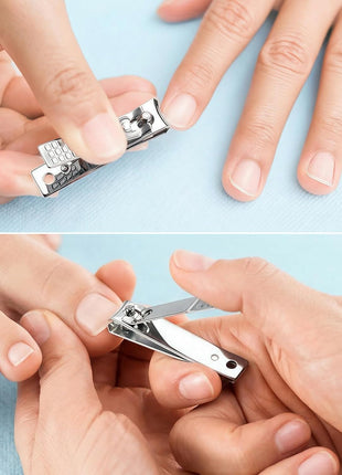 60 Pcs Stainless Steel Nail Clippers Toenail Clippers Bulk for Men Women Seniors, Toe Nail Clipper Pack Fingernail Clipper Bulk for Home, Travel, Homeless, Bulk Use (Medium Size, Silver)