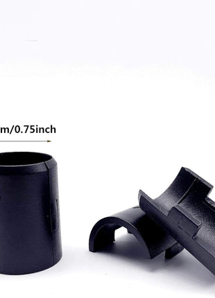 Wire Shelf Clips for 3/4 Inch Post - 90Pack 45Pairs of Wire Rack Lock Clip(3/4"D X 5/4"H) Replacements for Metal Shelving Sleeves System, Plastic Parts for Stability and Layer Spacing Adjustment