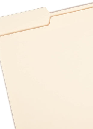 File Folder, 1/3-Cut Tab, Assorted Positions, Letter Size, Manila, 24 per Pack (11928)