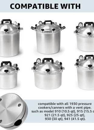 Pressure Regulator Weight Fits for All American Pressure 1930-10.5QT 15.5QT 21.5QT 25QT 30QT 41.5QT Canner/Cookers