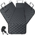 Waterproof Dog Car Seat Cover for Back Seat - Durable, Scratch Proof Pet Hammock with Nonslip Design & Storage Pockets, Fits Cars, Suvs, Trucks- S, Black