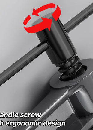 Heavy Duty Deep Throat U-Clamp G Type Woodworking Steel Deep Reach C-Clamp DIY Carpentry Clamping Device Jaw Opening DIY Carpentry Clamping Device (100,185Mm)
