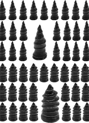 60PCS Tire Repair Rubber Nail, Vacuum Tire Repair Kits Spiral Rubber Nails, Tire Screw Plug Fast Tool Self Service Tire Repair Nail for Car, Motorcycle, Truck, Tractor Tire Puncture Repair