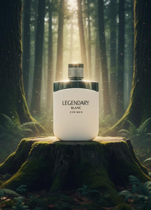 LEGENDARY BLANC Cologne for Men Eau De Parfum Woody Aromatic Fragrance 3.4Oz/100Ml, Natural Spray, Long Lasting