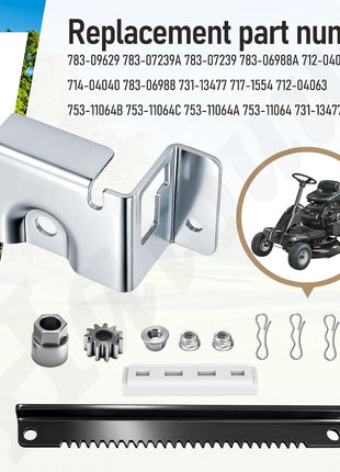 753-11064B CR12 Steering Service Kit for MTD, CUB Cadet CC30H CC30E CC30 H-Ydro M-Ini Riders, for Craftsman R1000 Lawn Tractor Lawn Mower, Replace 783-09629 783-07239 783-06988 753-11064B 783-07239A