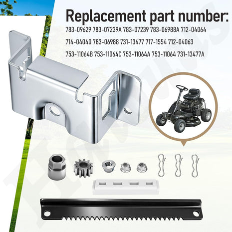 753-11064B CR12 Steering Service Kit for MTD, CUB Cadet CC30H CC30E CC30 H-Ydro M-Ini Riders, for Craftsman R1000 Lawn Tractor Lawn Mower, Replace 783-09629 783-07239 783-06988 753-11064B 783-07239A