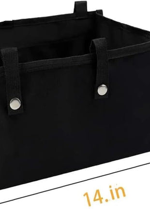 Under Seat Tote Rollator Black Bag for Rollator Walker - Medical Storage Bag Replacement - Mobility Walker Accessories for Seniors