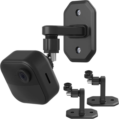 2Pack Adhesive Wall Mount Adjustable Security Wall Mount Bracket for Blink Outdoor 4 (4Th Gen) / (3Rd Gen), Blink XT / XT2, Blink Mini, Perfect View Angle for Your Blink Surveillance Camera