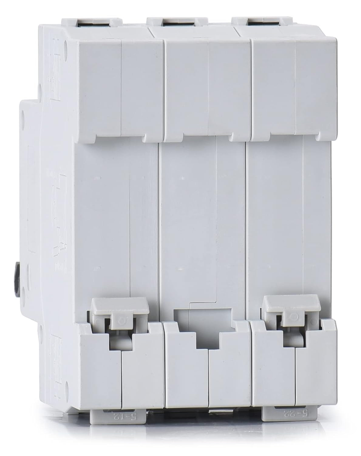 3 Pole DIN Rail Mount Circuit Breaker, 40 Amp 240V AC Miniature Circuit Breaker, Thermal Magnetic Trip AC Disconnect Switch MCB C40