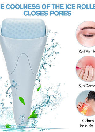 Ice Roller for Face,Eyes,Facial Massager Tool,Soothing Skin Care Tool,Cooling Skincare Device for Puffiness,At-Home Spa Gift for Women