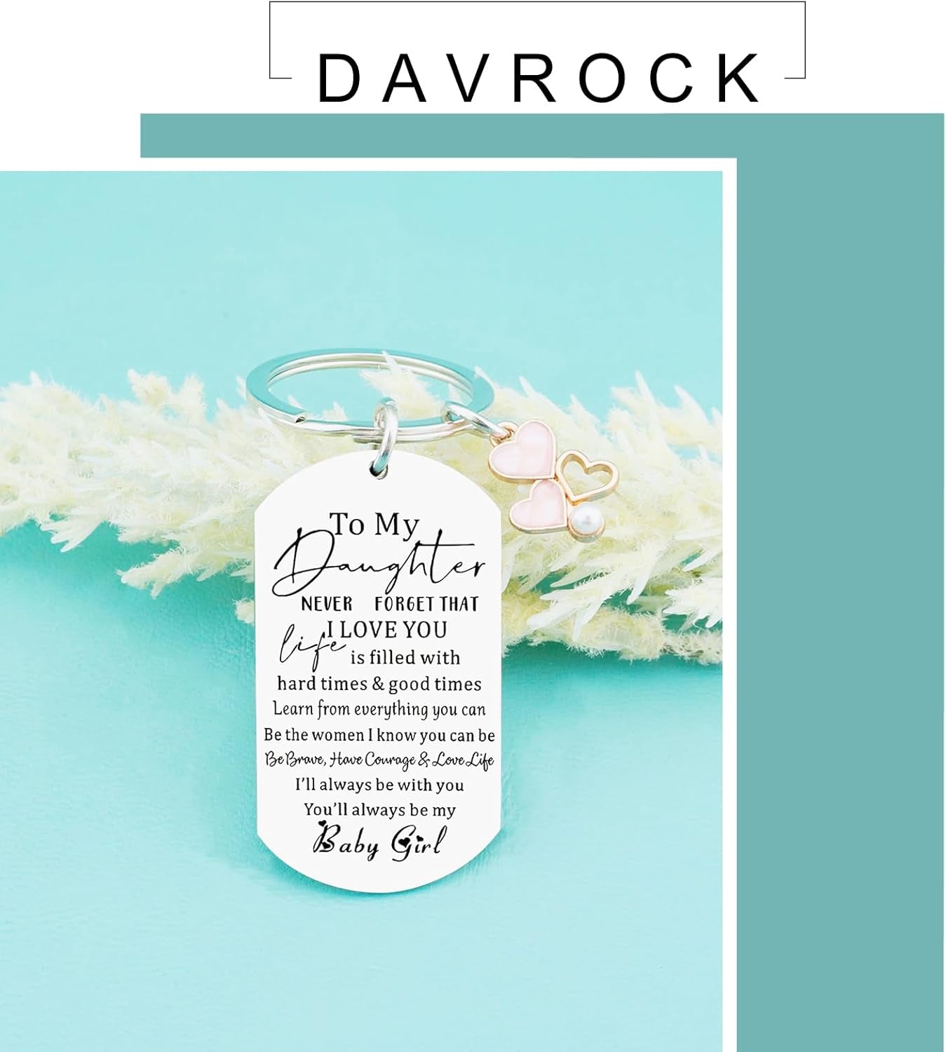 Sweet 16 Keychain Sweet 16 Gifts for Adult Daughter Birthday Gifts from Mom Dad I Love You Gift for Daughters Adult Stocking Stuffers for Teen Girls 16-18 to My Daughter Keychain