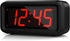 Alarm Clock, LED Digital Clock, Small Wall Clock, Battery Operated, Adjustable 3-Level Led Brightness, Dim Night Mode, 12/24Hr, Cordless, Constantly 1.2&