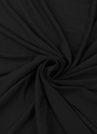 Cotton Spandex Fabric 95% Cotton 5% Spandex - 60" Wide Stretch Fabric by the Yard for Sewing Activewear Leggings Tops Loungewear DIY Apparel - Black, 1 Yard Pre Cut