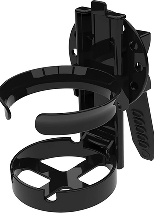 Mobility Cup Holder for Adults - Portable Drink Holder for Wheelchair - Compatible with Walker, Rollator, Transport Chair or Scooter - Easy to Install, Removable, Adjustable & Foldable Cup Carrier