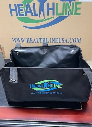 Under Seat Tote Rollator Black Bag for Rollator Walker - Medical Storage Bag Replacement - Mobility Walker Accessories for Seniors