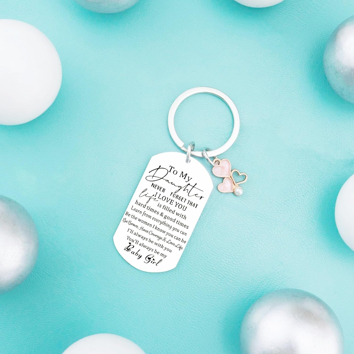 Sweet 16 Keychain Sweet 16 Gifts for Adult Daughter Birthday Gifts from Mom Dad I Love You Gift for Daughters Adult Stocking Stuffers for Teen Girls 16-18 to My Daughter Keychain