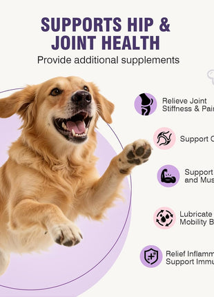 Glucosamine for Dogs 200Pcs Joint Support Supplement Dog Hip and Joint Chondroitin Chews Treats with MSM Dog Joint Pain Relief Mobility Supplements Chicken Flavor Fit All Large Small Medium Breed