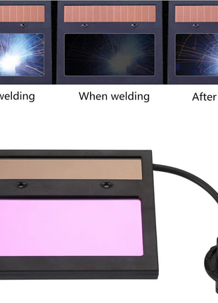 Solar Auto Darkening Welding Lens Panel Welding Helmet Mask Automation Filter Shade Eyes Goggles (TX500C)