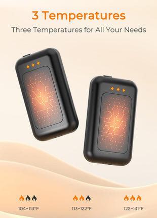 Electric Hand Warmers Rechargeable, Rechargeable Hand Warmer, Portable Hand Warmer for Outdoor Camping Hunting Golf Accessories, Gifts for Women Men
