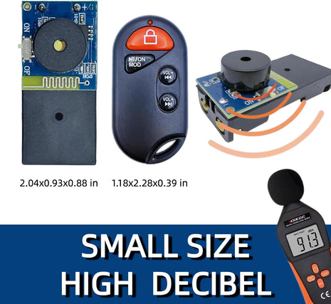 Cricket Noise Maker Prank with Remote Control, Hidden Sound Prank Device for Adults, Prank Kit, Gag Gift for Office, Home, Car and Parties, Annoying Pranks, Funny Noise Maker