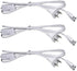 T5 T8 LED Tube Power Extension Cable with On/Off Switch,Led T5/T8 Light Tube Integrated LED Light Fixture Extension Cable Wire (6FT/1.8M) 3-Pack