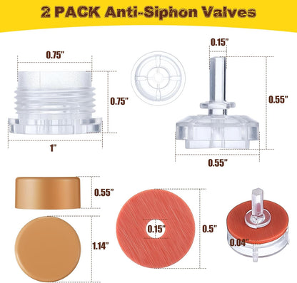 2 Pack Vacuum Breaker Float Kit, Vacuum Breaker, anti Siphon Valve Repair Kit, Vacuum Breaker Repair Kit Compatible with Woodford RK-17VB Model 17 Wall Faucets for anti Siphon Valves