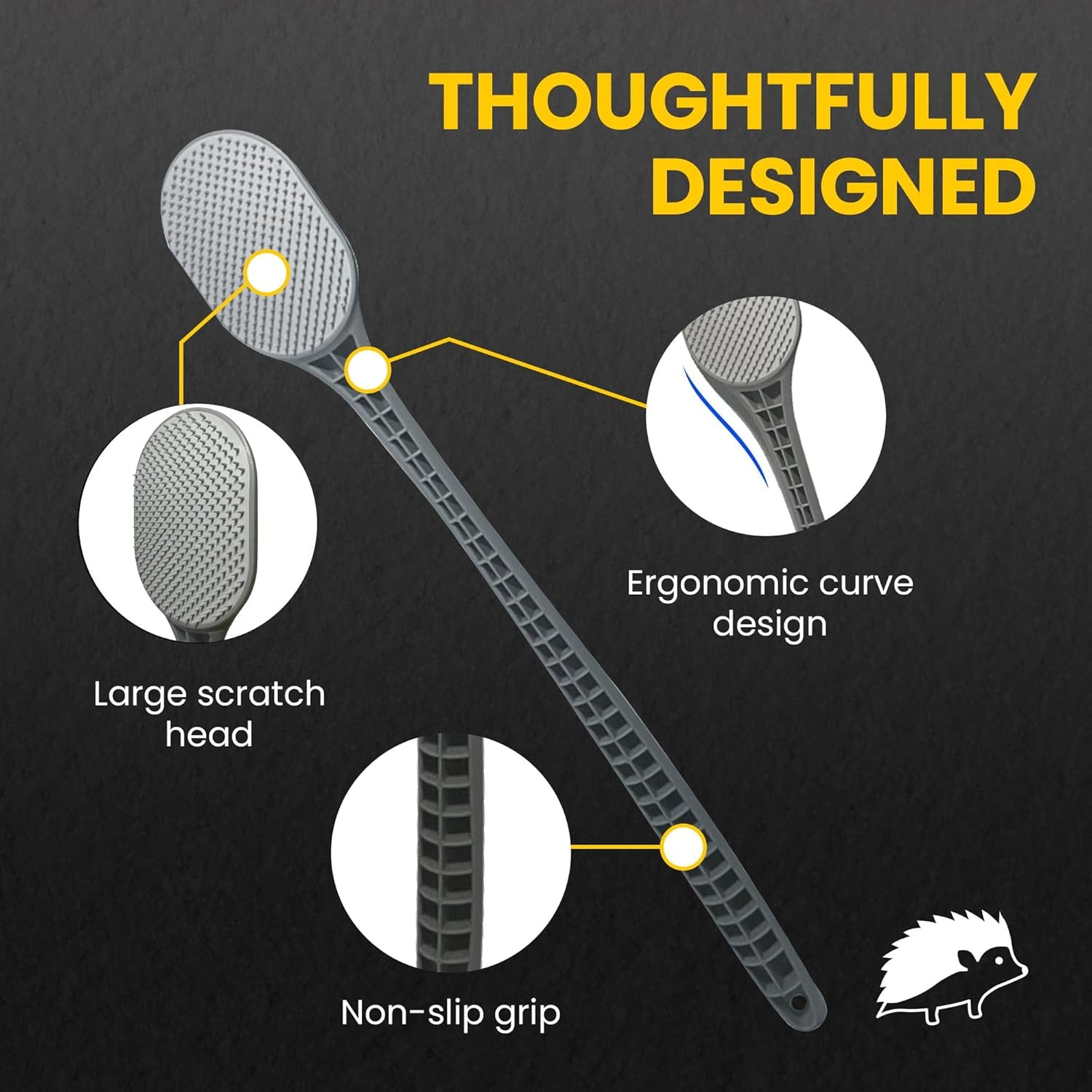 The Ultimate Back Scratcher, Scalp Massager, Back Massager &amp; Exfoliator Large Scratch Surface, Gifts for Men Women, Itch &amp; Sunburn Reliever - an All Body Scratcher Gives a Deep Soothing Scratch