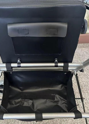 Under Seat Tote Rollator Black Bag for Rollator Walker - Medical Storage Bag Replacement - Mobility Walker Accessories for Seniors