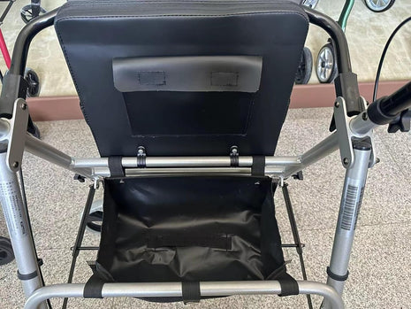 Under Seat Tote Rollator Black Bag for Rollator Walker - Medical Storage Bag Replacement - Mobility Walker Accessories for Seniors