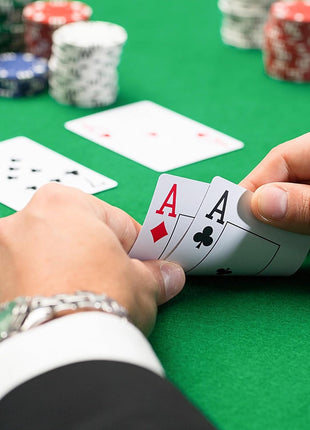 Large Print Playing Cards 6 Pack, Deck of Cards for Seniors, Vision Impaired, Low Vision Crowd, Poker Playing Cards for Blackjack, Euchre, Canasta Cards Game, Jumbo Index