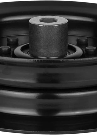 Flat Idler Pulley Compatible with Craftsman Husq a Riens Sears Pou LAN Riding Lawn Mower Tractor with 42" 46" 48" 54” Deck, Replace 197379, 196106