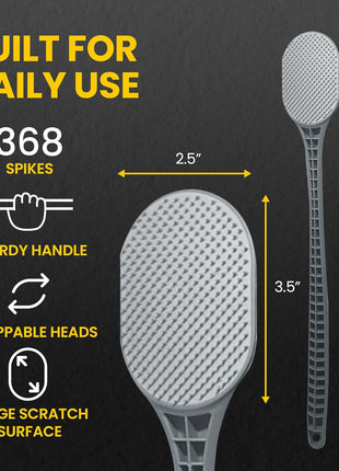 The Ultimate Back Scratcher, Scalp Massager, Back Massager & Exfoliator Large Scratch Surface, Gifts for Men Women, Itch & Sunburn Reliever - an All Body Scratcher Gives a Deep Soothing Scratch