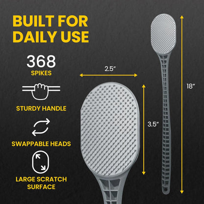 The Ultimate Back Scratcher, Scalp Massager, Back Massager &amp; Exfoliator Large Scratch Surface, Gifts for Men Women, Itch &amp; Sunburn Reliever - an All Body Scratcher Gives a Deep Soothing Scratch