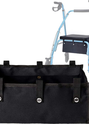 Large Rollator Walker Basket, under Seat Rollator Bag, Walker Basket for Four Wheel Rollator, Reusable Basket Carry Insert for Women Men Seniors