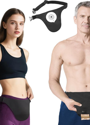 Ostomy Belts for Men and Women Adjustable Stealth Belt for Ostomy Bag Men Women Breathable Ostomy Colostomy Bag Covers for Women Colostomy Supplies