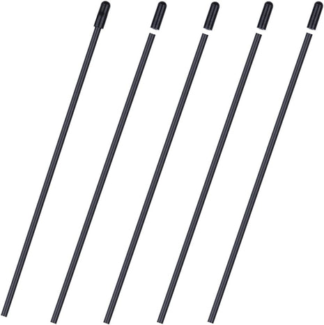 5PCS  Plastic Antenna Tube with Cap Black for RC Remote Control Vehicles FPV Drone Quadcopter Multicopters Boats 2.4G Receiver