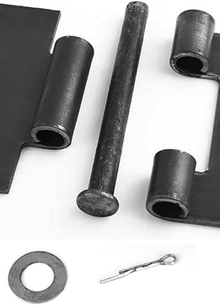 4 Pack Weldable Hinges, 4-1/2" X 4-1/4" Heavy Duty Steel Weld on Hinges for Metal Gate, Trailer Ramp Door, 3/16" Thick