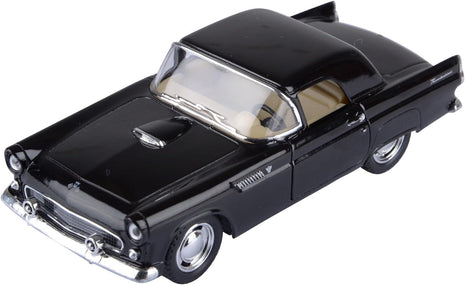 - 1955 Ford Thunderbird Hard Top 5" 1: Scale Metal Model Toy Classic Car (Black)