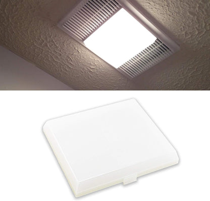 2-Pack AP5609551 8’’ X 7’’ Light Cover Compatible with Nutone, Broan, Kenmore (S97011813) Bathroom Vent Fan Light– Made from Heavy Duty Plastic(Upgraded Version)