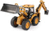 1/50 Scale Metal Diecast Backhoe Loader Toy, Metal Play Construction Vehicles Trucks Toy for Boys