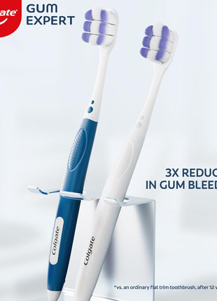 Gum Expert Ultra Soft Toothbrush Pack, Extra Soft Toothbrush for Sensitive Gums, Bleeding and Irritation, 2 Pack