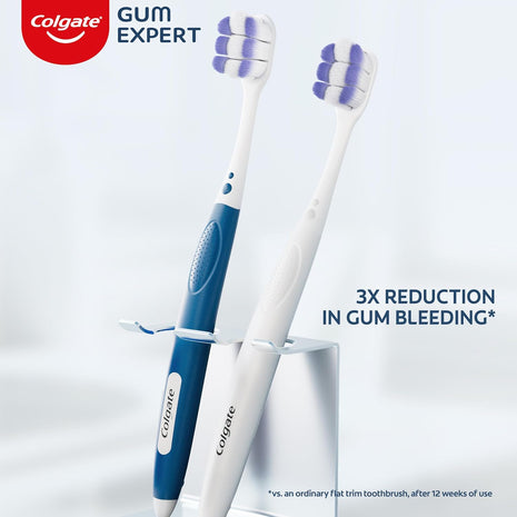 Gum Expert Ultra Soft Toothbrush Pack, Extra Soft Toothbrush for Sensitive Gums, Bleeding and Irritation, 2 Pack