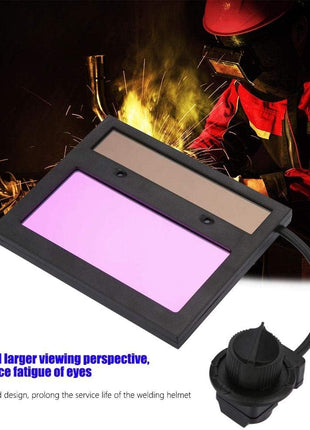 Solar Auto Darkening Welding Lens Panel Welding Helmet Mask Automation Filter Shade Eyes Goggles (TX500C)