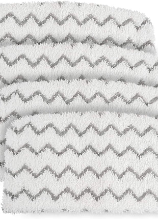 4 PCS Replacement Pads Accessory for Shark Steam Mop S1000, S1000A, S1000C, S1000WM, S1001C, S2001 Dirt Grip Pads, Microfiber Washable & Reusable