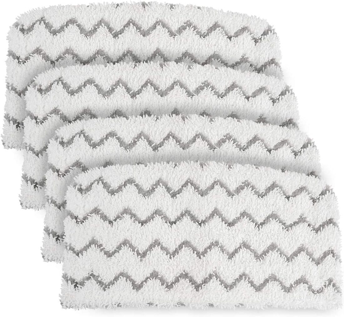 4 PCS Replacement Pads Accessory for Shark Steam Mop S1000, S1000A, S1000C, S1000WM, S1001C, S2001 Dirt Grip Pads, Microfiber Washable &amp; Reusable
