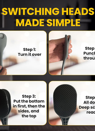 The Ultimate Back Scratcher, Scalp Massager, Back Massager & Exfoliator Large Scratch Surface, Gifts for Men Women, Itch & Sunburn Reliever - an All Body Scratcher Gives a Deep Soothing Scratch